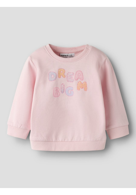 SUDADERA BEBE ROSA  DREAM BIG