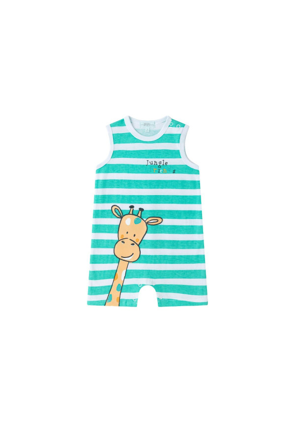 Pijama rayado de jirafas