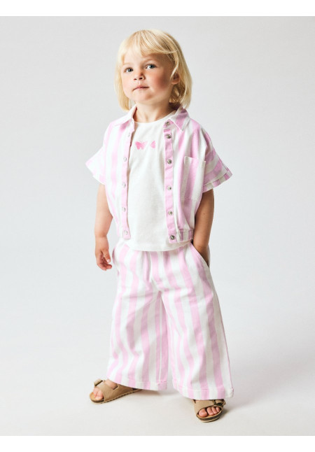 CONJUNTO DOS PIEZAS BLANCO Y ROSA