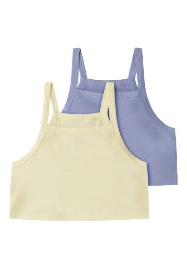 PACK CAMISETA / TOP   AZUL, AMARILLA TIRANTES