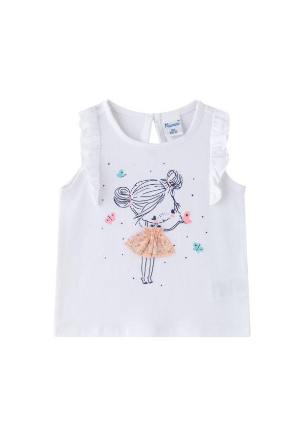 CAMISETA NIÑA MARIPOSAS