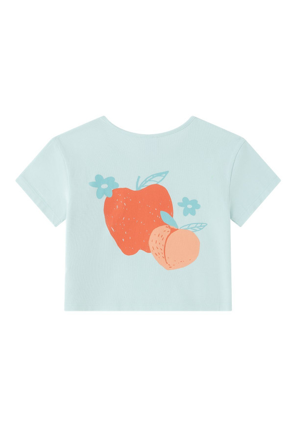 CAMISETA NIÑA M/C MANZANA