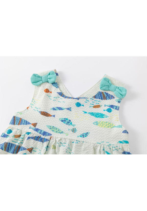 VESTIDO PECES Y LAZOS