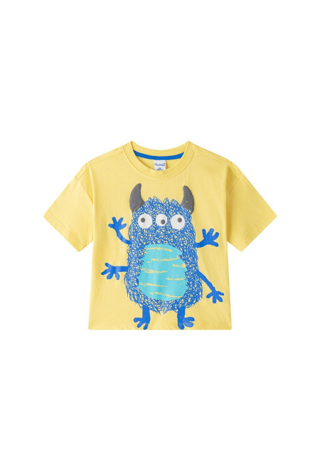 CAMISETA MONSTER AMARILLA