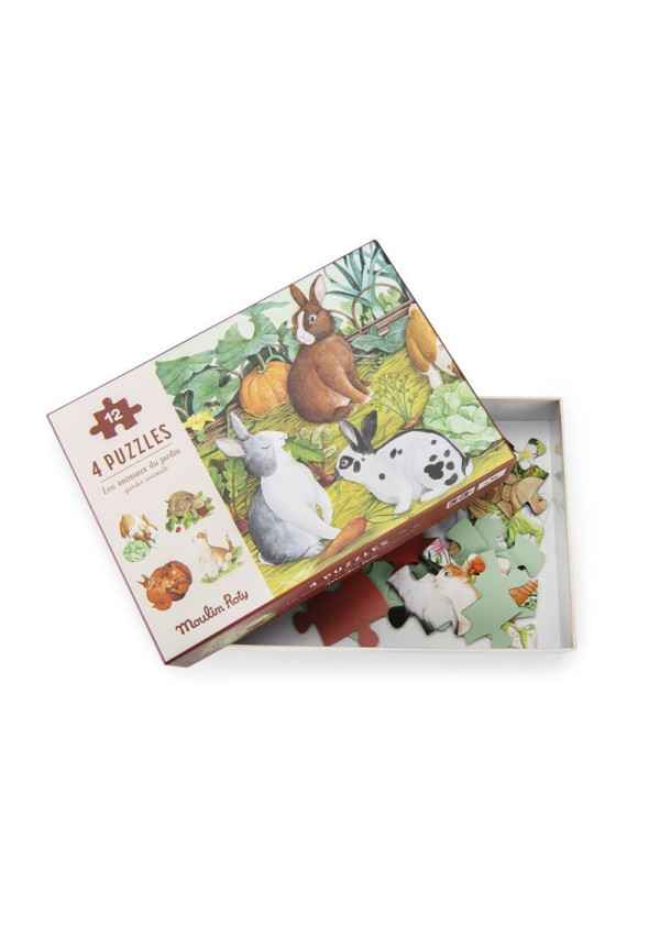 PUZZLE LOS ANIMALES DEL JARDÍN