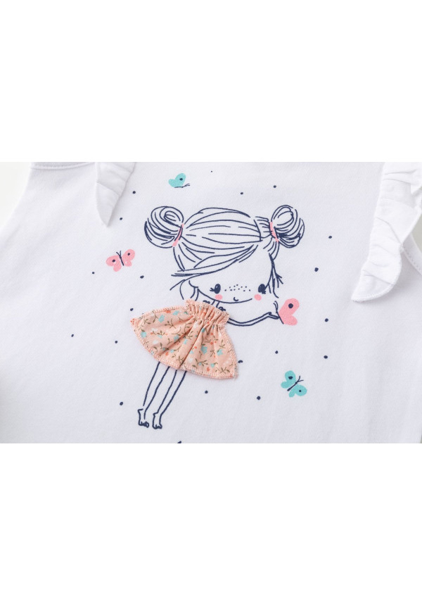 CAMISETA NIÑA MARIPOSAS