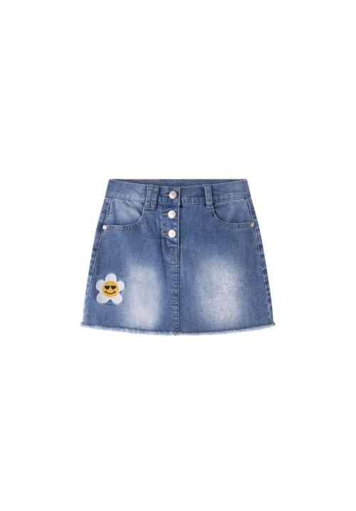 FALDA VAQUERA FLOR