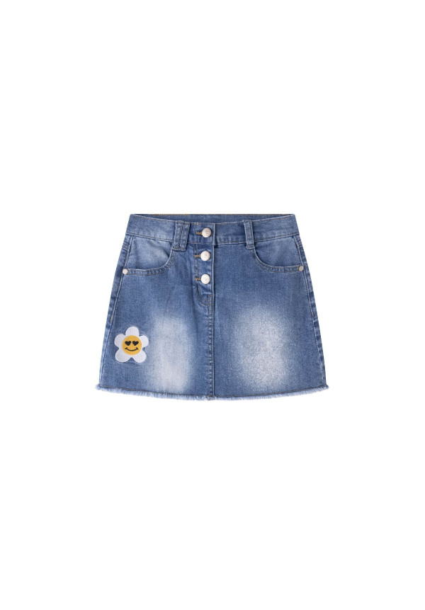 FALDA VAQUERA FLOR