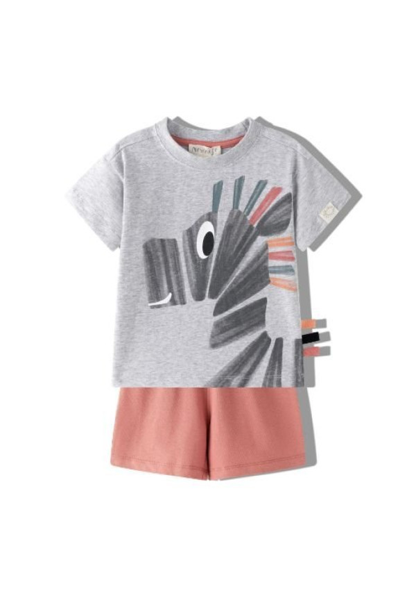 Conjunto Zebra fleco