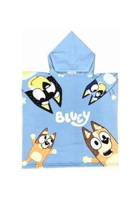 TOALLA PONCHO BLUEY