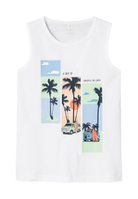 CAMISETA BLANCA BEACH