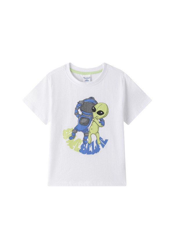 Camiseta Alien y Astronauta