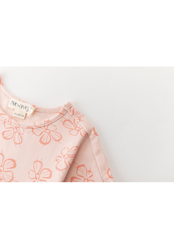 CAMISETA FLOR DE CORAL