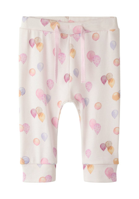 PANTALON ROSA BEBE GLOBOS