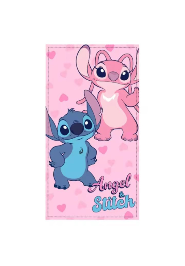 TOALLA STITCH ROSA