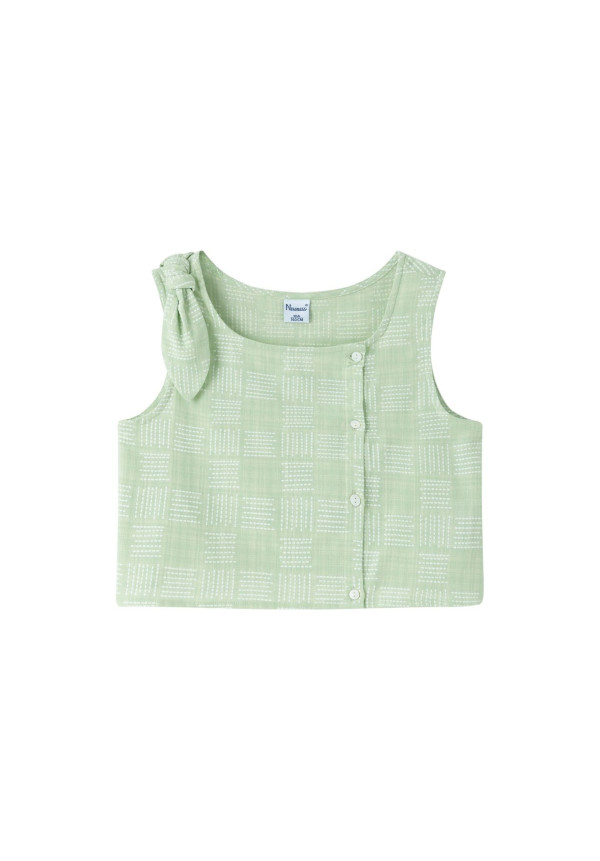 Blusa verde lazo