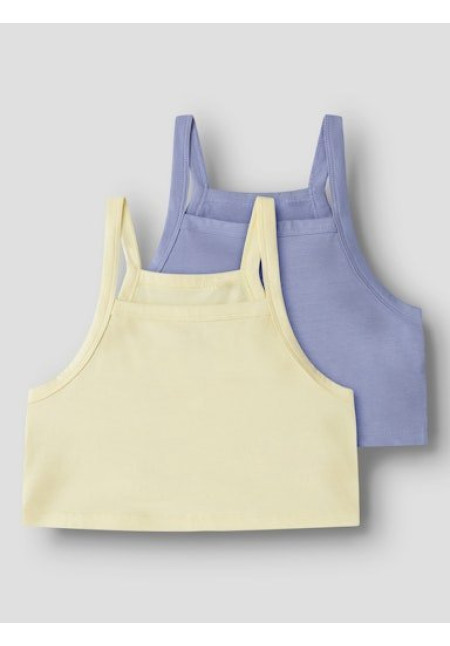 PACK CAMISETA / TOP   AZUL, AMARILLA TIRANTES