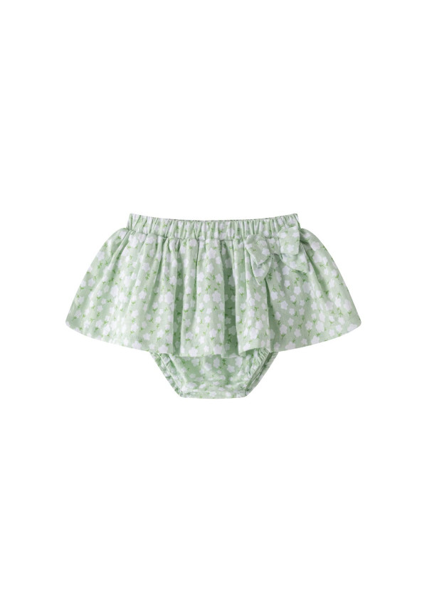 SHORT FLOREADO CON LACITO