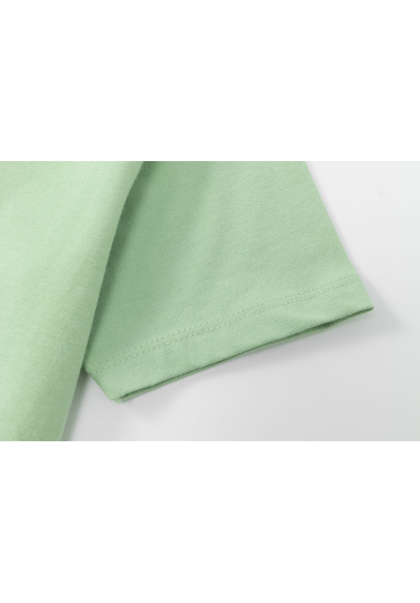 CAMISETA BASICA VERDE PASTEL