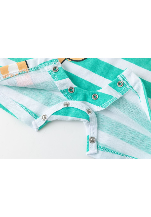 Pijama rayado de jirafas