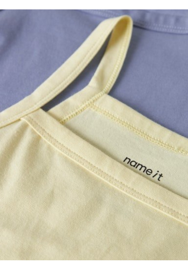 PACK CAMISETA / TOP   AZUL, AMARILLA TIRANTES