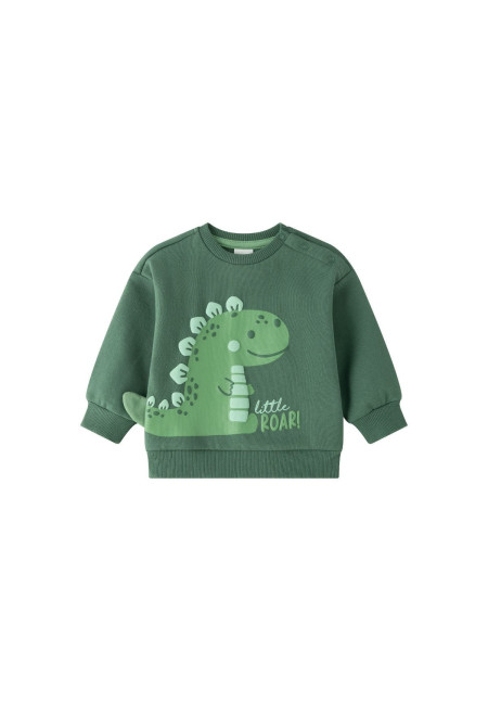 SUDADERA VERDE LITTLE ROAR!