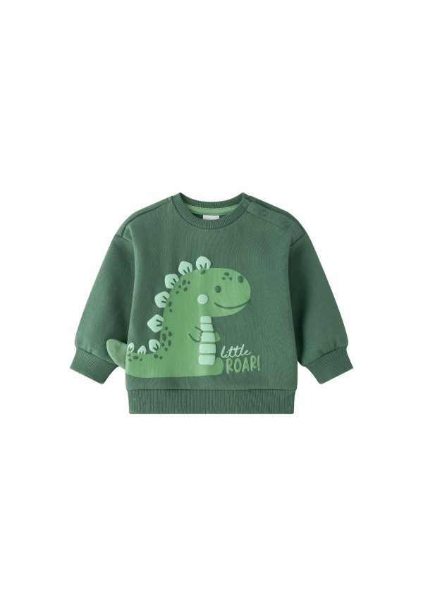SUDADERA VERDE LITTLE ROAR!