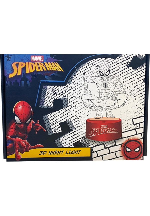 LAMPARA MESA SPIDER-MAN 3 D 