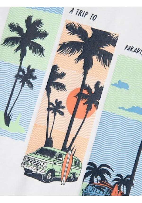 CAMISETA BLANCA BEACH
