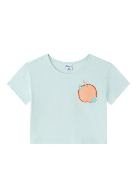 CAMISETA NIÑA M/C MANZANA
