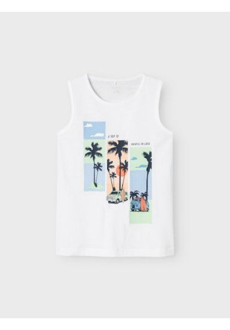 CAMISETA BLANCA BEACH