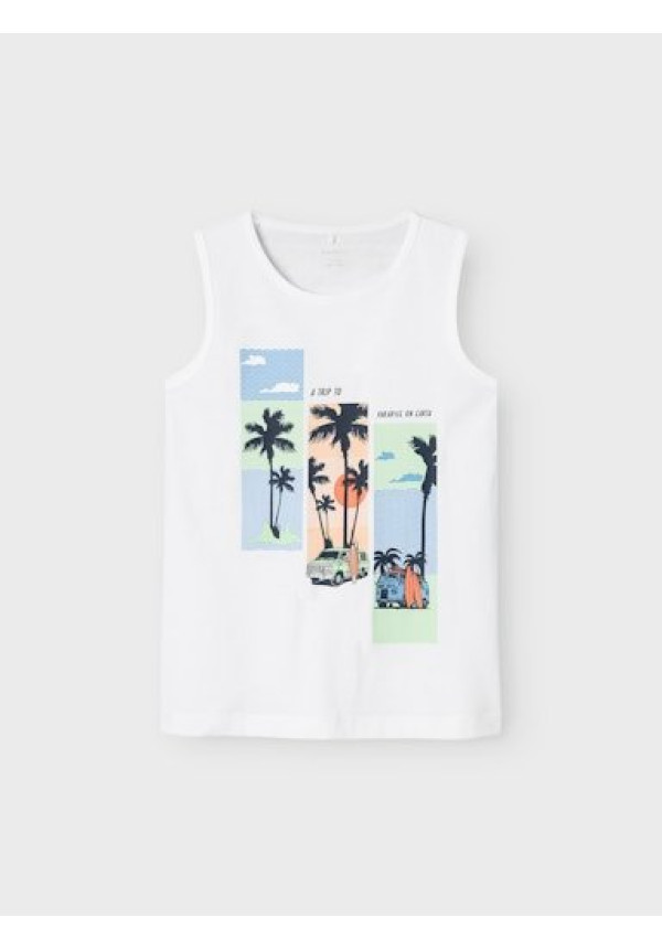 CAMISETA BLANCA BEACH