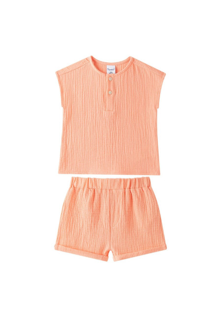 Conjunto Coral Abotonado