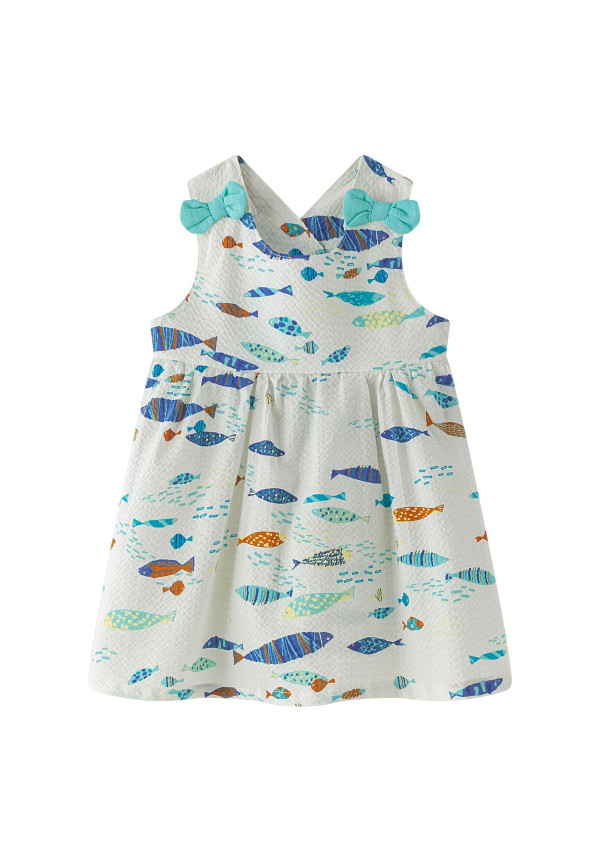 VESTIDO PECES Y LAZOS