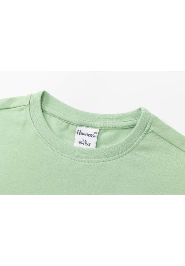 CAMISETA BASICA VERDE PASTEL