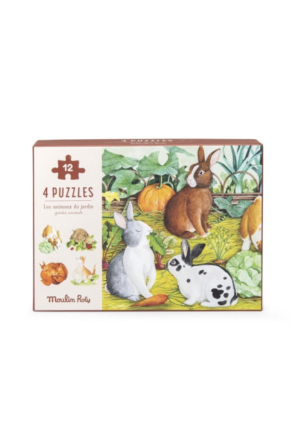 PUZZLE LOS ANIMALES DEL JARDÍN