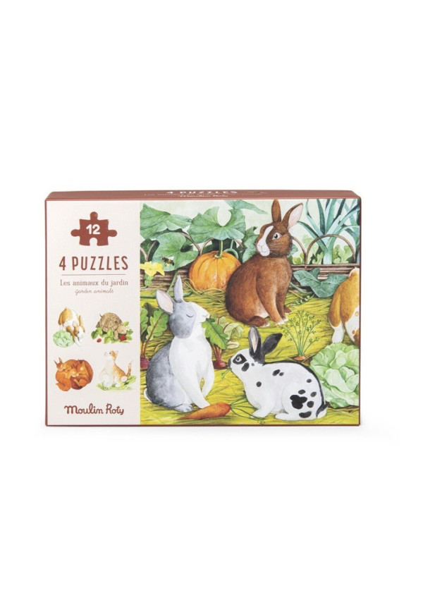 PUZZLE LOS ANIMALES DEL JARDÍN