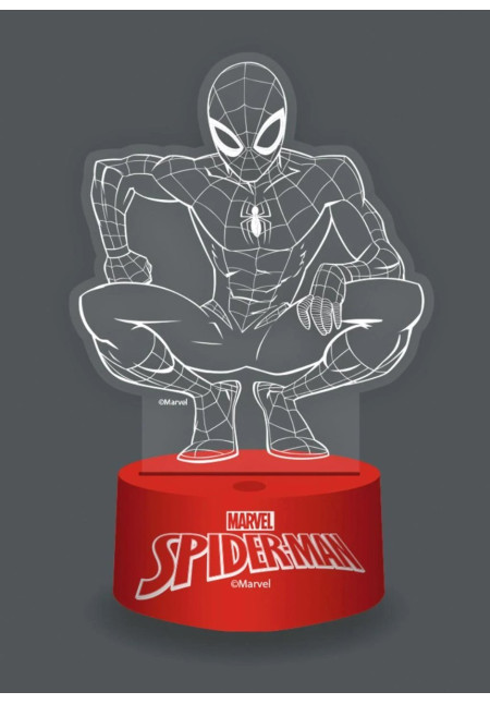 LAMPARA MESA SPIDER-MAN 3 D 
