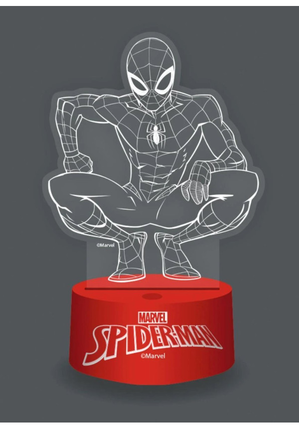 LAMPARA MESA SPIDER-MAN 3 D 